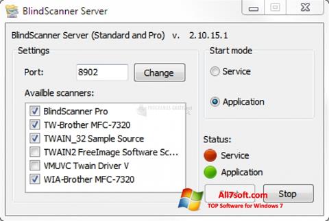 Screenshot BlindScanner für Windows 7