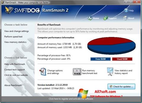Screenshot RamSmash für Windows 7