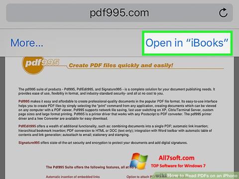 Screenshot Pdf995 für Windows 7