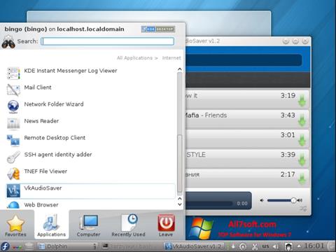 Screenshot VkAudioSaver für Windows 7