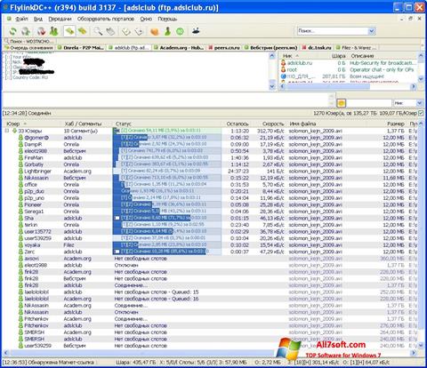 Screenshot FlylinkDC++ für Windows 7