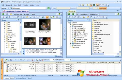Screenshot SmartFTP für Windows 7