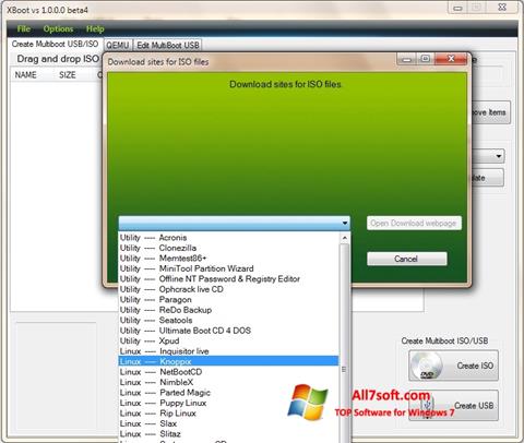 Screenshot XBoot für Windows 7