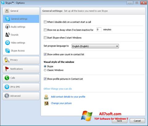 Screenshot Skype Setup Full für Windows 7