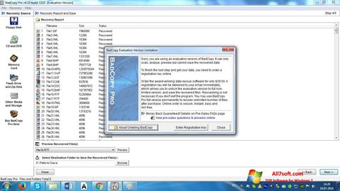 Screenshot BadCopy Pro für Windows 7