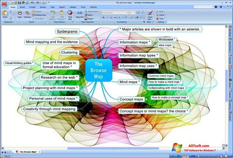 Screenshot MindManager für Windows 7