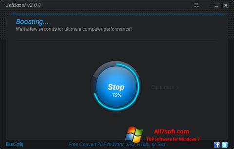 Screenshot JetBoost für Windows 7