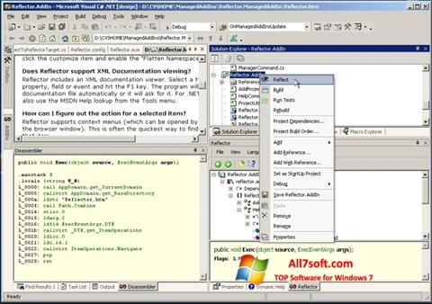 Screenshot Reflector für Windows 7