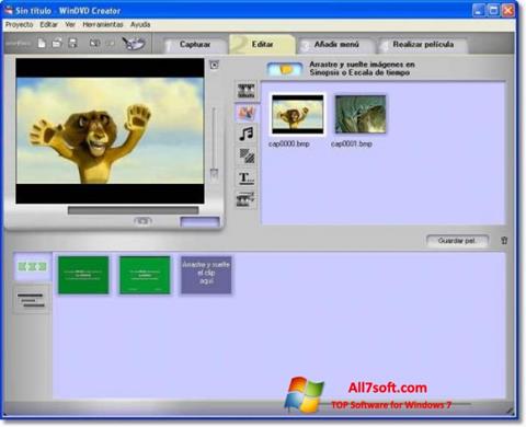 Screenshot WinDVD Creator für Windows 7