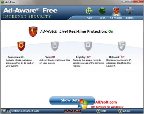 Screenshot Ad-Aware für Windows 7