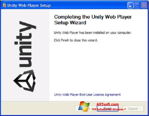 Screenshot Unity Web Player für Windows 7