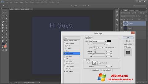 Screenshot Adobe Photoshop CC für Windows 7