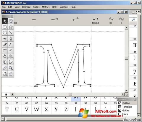 Screenshot Fontographer für Windows 7