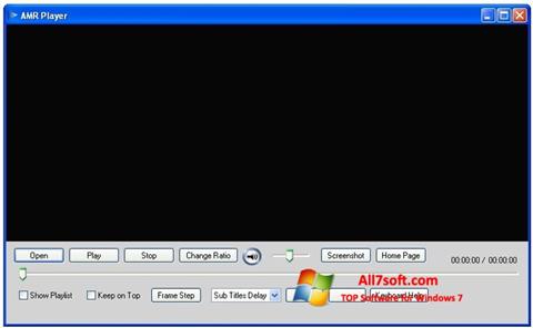 Screenshot AMR Player für Windows 7