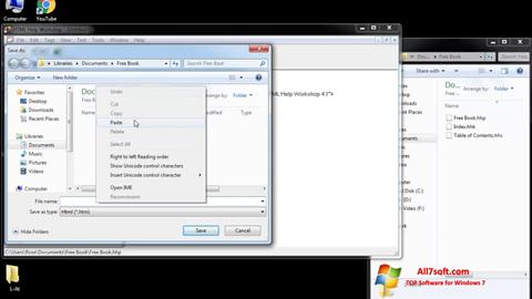 Screenshot HTML Help Workshop für Windows 7