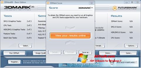 Screenshot 3DMark06 für Windows 7