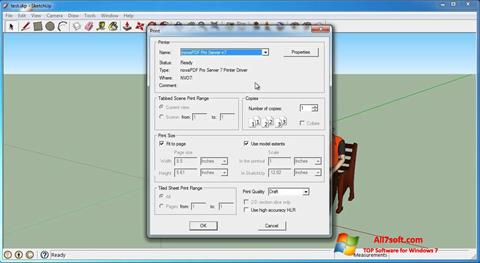 Screenshot SketchUp Make für Windows 7