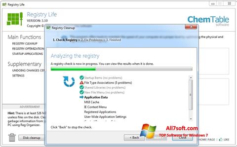 Screenshot Registry Life für Windows 7