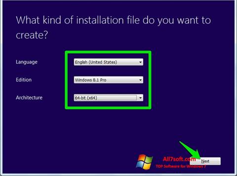 Screenshot Windows Bootable Image Creator für Windows 7