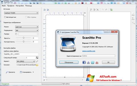 Screenshot Scanitto Pro für Windows 7