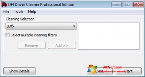 Screenshot Driver Cleaner für Windows 7