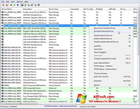 Screenshot USB Manager für Windows 7