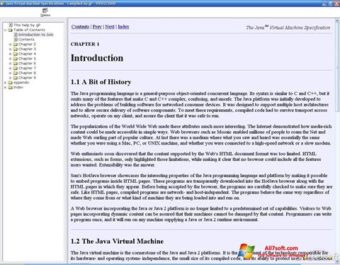 Screenshot Java Virtual Machine für Windows 7