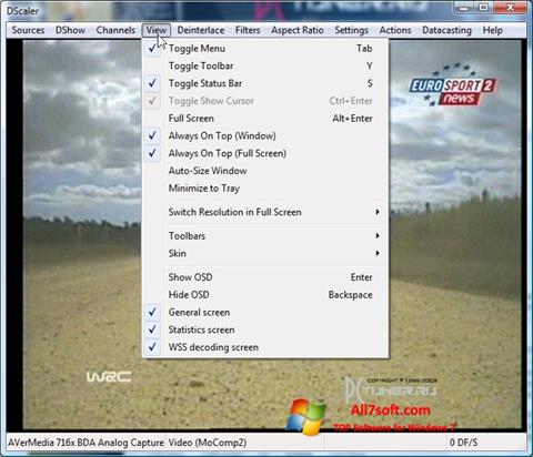 Screenshot DScaler für Windows 7