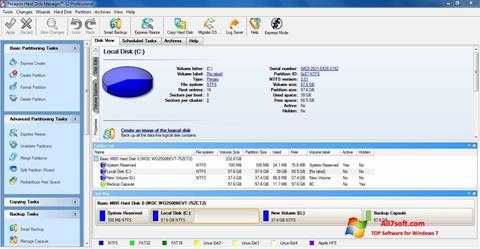Screenshot Paragon Hard Disk Manager für Windows 7