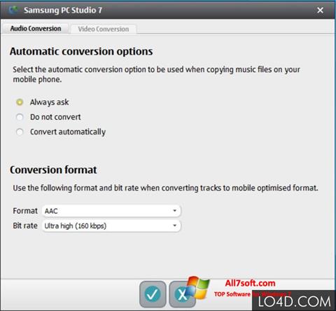 Screenshot Samsung PC Studio für Windows 7