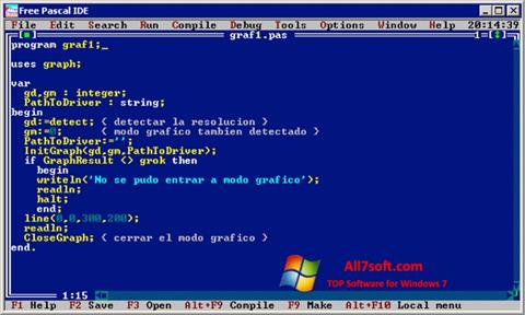 Screenshot Free Pascal für Windows 7