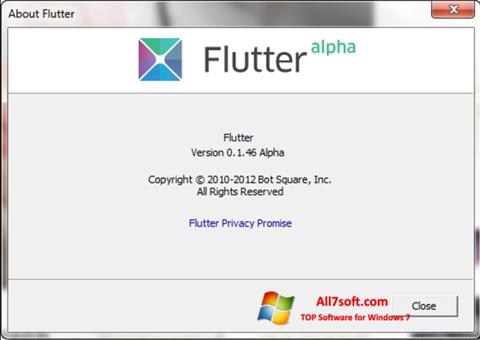 Screenshot Flutter für Windows 7