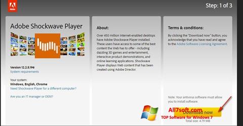 Screenshot Shockwave Player für Windows 7