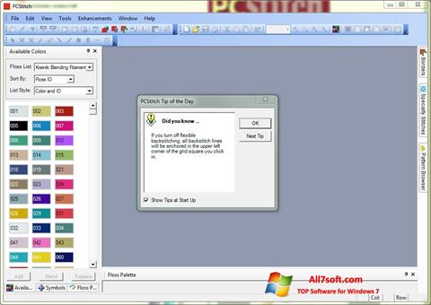 Screenshot PCStitch für Windows 7