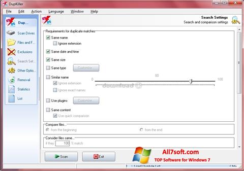 Screenshot DupKiller für Windows 7