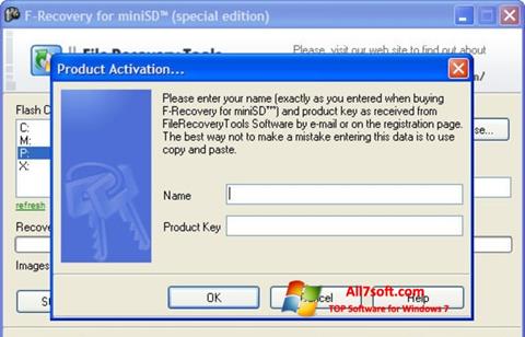 Screenshot F-Recovery SD für Windows 7