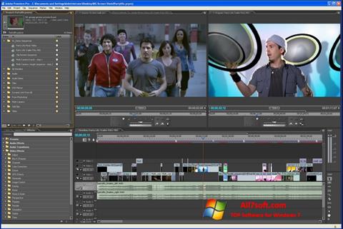 Screenshot Adobe Premiere Pro für Windows 7