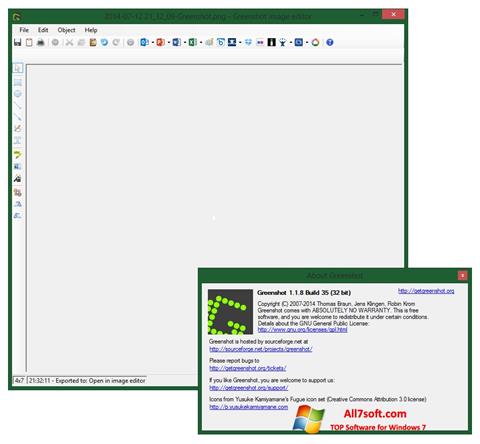 Screenshot Greenshot für Windows 7
