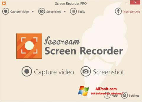 Screenshot Icecream Screen Recorder für Windows 7