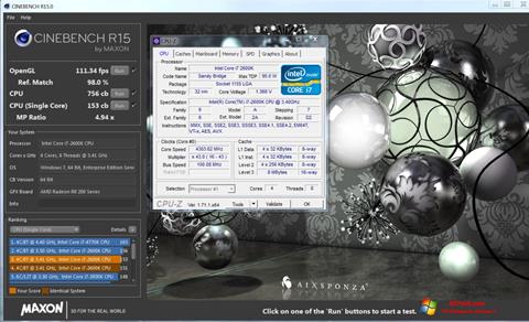 Screenshot CINEBENCH für Windows 7