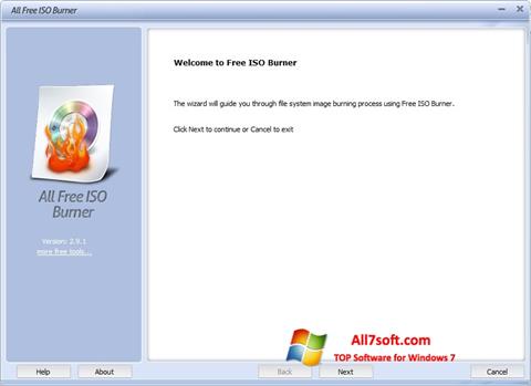 Screenshot ISO Burner für Windows 7