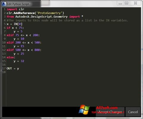 Screenshot Python für Windows 7