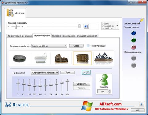 Screenshot Realtek AC97 Audio Driver für Windows 7