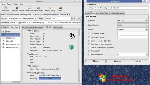 Screenshot Nmap für Windows 7