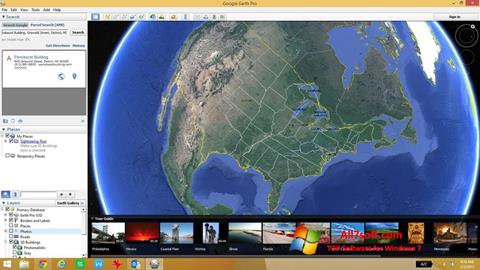 Screenshot Google Earth für Windows 7