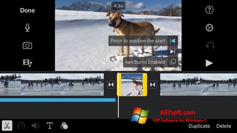 Screenshot iMovie für Windows 7