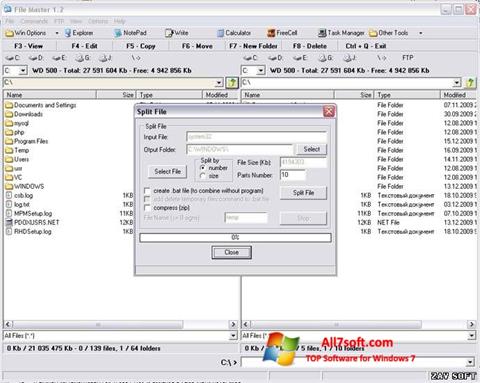 Screenshot File Master für Windows 7