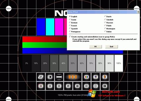 Screenshot Nokia Monitor Test für Windows 7