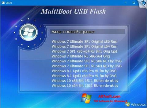 Screenshot MultiBoot USB für Windows 7