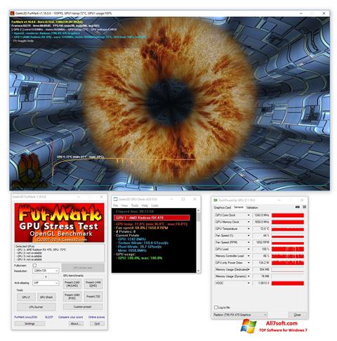 Screenshot FurMark für Windows 7